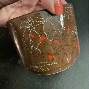 Starbucks 10 oz brown cherry blossom mug 2009 replacement
